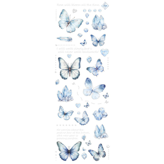 Naklejki foliowe - Niebieskie motylki