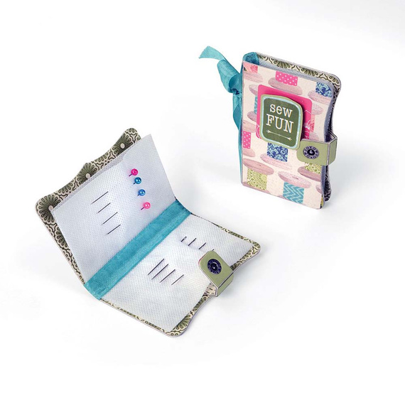 Wykrojnik Sizzix Scoreboards - Needle Book etui na igły