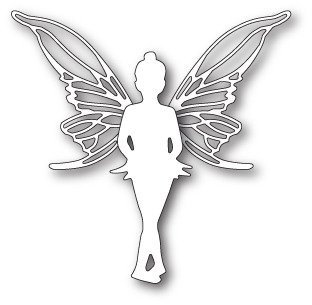 Wykrojnik - Poppystamps - Princess Faerie - księżniczka wróżka baletnica