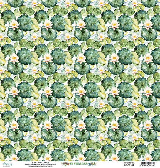 Papier do scrapbookingu 30x30 - Mintay - By The Lake 04