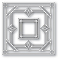 Wykrojnik - Poppystamps - Deco Victor Square - art deco ramka