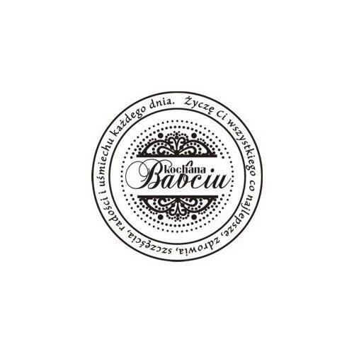 Stempel - koło - Kochana babciu - Agateria