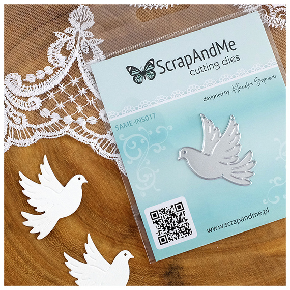 Wykrojnik do papieru - Scrapandme - Gołąbek