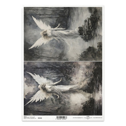 Papier ryżowy do decoupage A4 - anioły - R2550 - Itd Collection