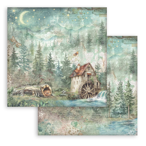 Zestaw papierów do scrapbookingu 20x20 - Herbarium Silvae - Stamperia