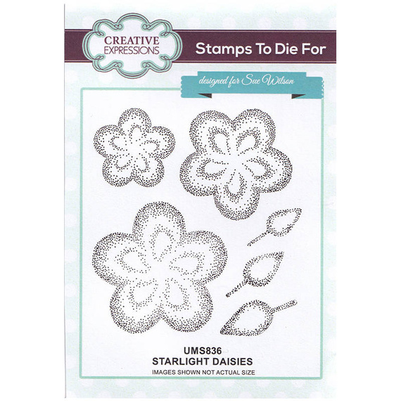 Stempel - Creative Expressions - Starlight Daisies kwiaty