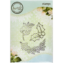 Stempel polimerowy - Zestaw ostrokrzew - Agateria