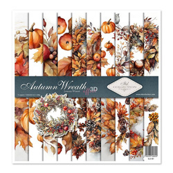 Zestaw papierów do scrapbookingu 30x30 - Autumn Wreath - Itd Collection