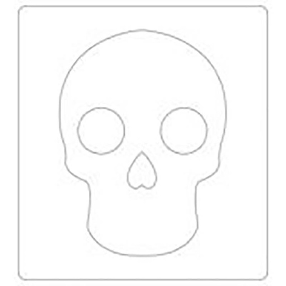 Wykrojnik Sizzix Bigz - Skull by Lisa Jones czaszka