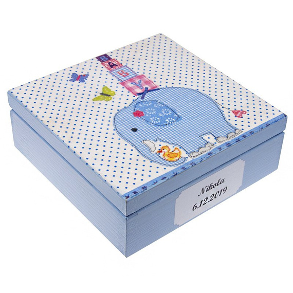 Drewniane pudełko na biżuterię - szkatułka sosnowa do decoupage 14,5×12 ×10 cm