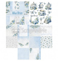 Zestaw papierów do scrapbookingu 20x20 - Scrapandme - Blue Roses