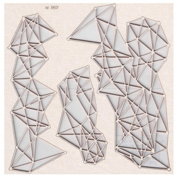Tekturka - Abstract - Variation 01 - wariacja 01 - Scrapiniec