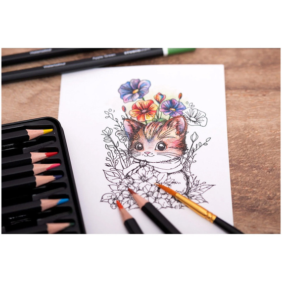 Kredki akwarelowe Watercolor Pencils - Studio Light - 12szt