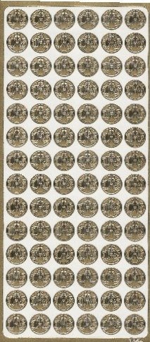 Naklejka ozdobna Hostia 1854 złota