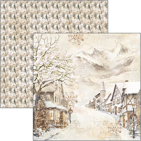 Zestaw papierów do scrapbookingu 30x30cm - Paper Pad - Ciao Bella - Winter Season
