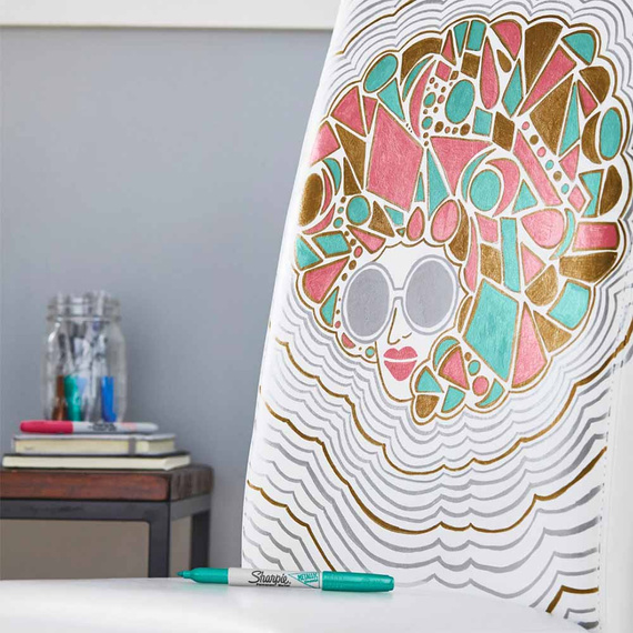 Markery metaliczne złoty, srebrny i miedziany - Sharpie