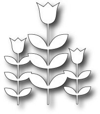 Wykrojnik - Memory Box - Tulip Trio / tulipany