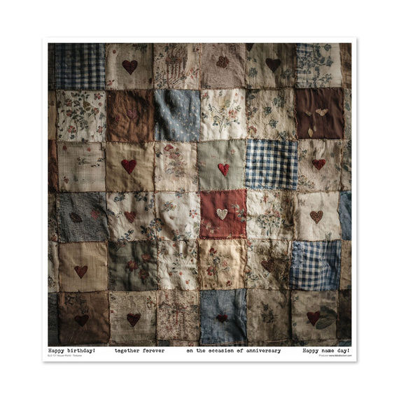 Zestaw papierów do scrapbookingu 30x30 - Mouse World - Textures - Itd Collection