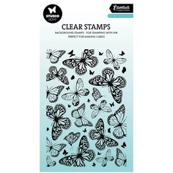 Stempel przezroczysty - Studio Light - Butterflies background tło z motyli