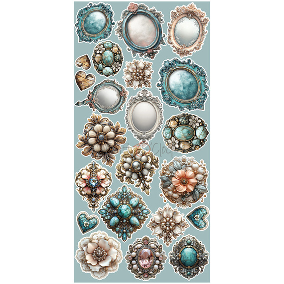 Zestaw dodatków do scrapbookingu - Craft o'clock - Sprites of Harmony - MIX