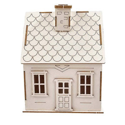 Tekturka 3D - Mikro domek 03 do boxa  - Scrapiniec