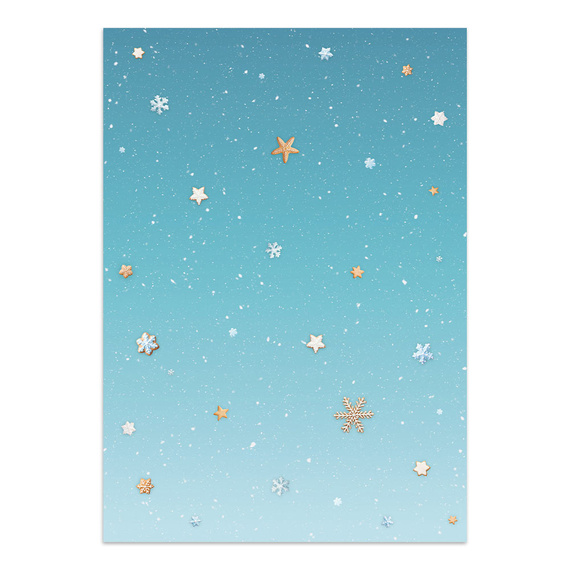 Zestaw papierów, naklejek i elementów Junk Journal - Candy Christmas - Stamperia