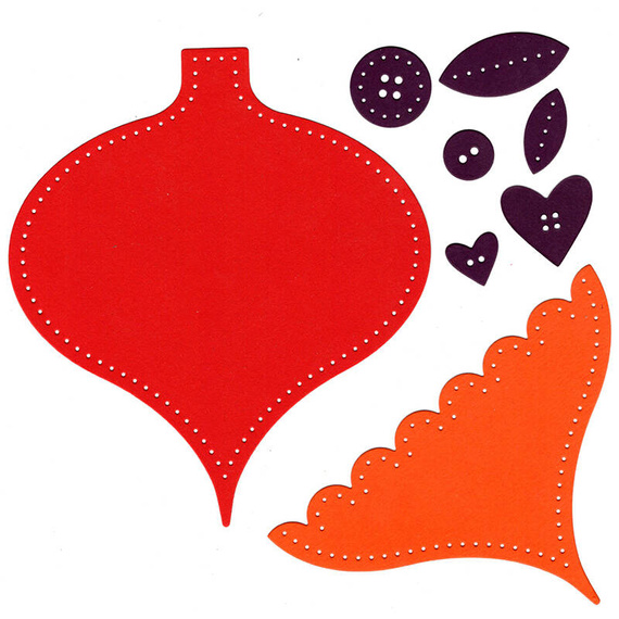 Wykrojnik - Memory Box - Plush Gift Ornament bombka