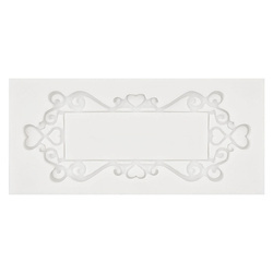 Foremka silikonowa - Pentart - Rameczka na szyld