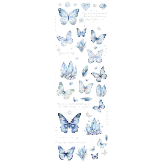 Naklejki foliowe - Niebieskie motylki