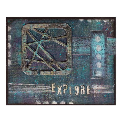 Wykrojnik - Spellbinders - Road Map ramka kwadratowa