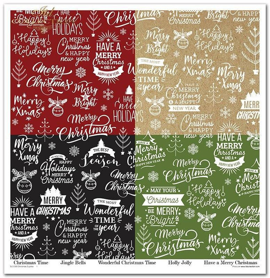 Zestaw papierów do scrapbookingu 30x30 - Itd Collection - Christmas Surprise