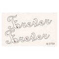 Tekturka Forever 2x napis - Scrapiniec