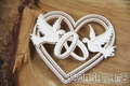 Tekturka - Love in 3D - Heart 01 - serduszko 01 - Scrapiniec