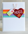 Wykrojnik - Poppystamps - Hugs Heart serce