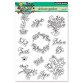 Stempel - Penny Black - Delicate Garden - kwiaty ogród