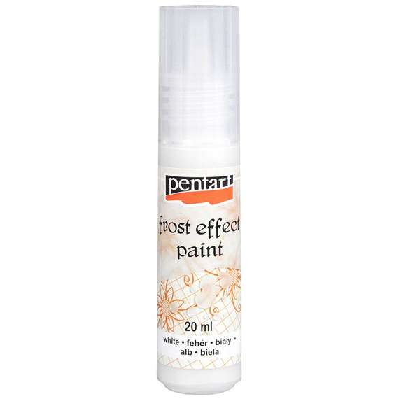 Farba efekt szronu frost effect paint 20ml biały - Pentart