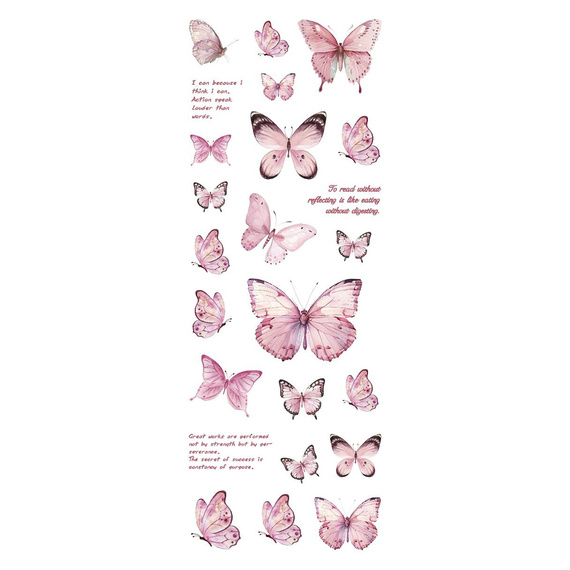 Naklejki foliowe - Różowe motyle