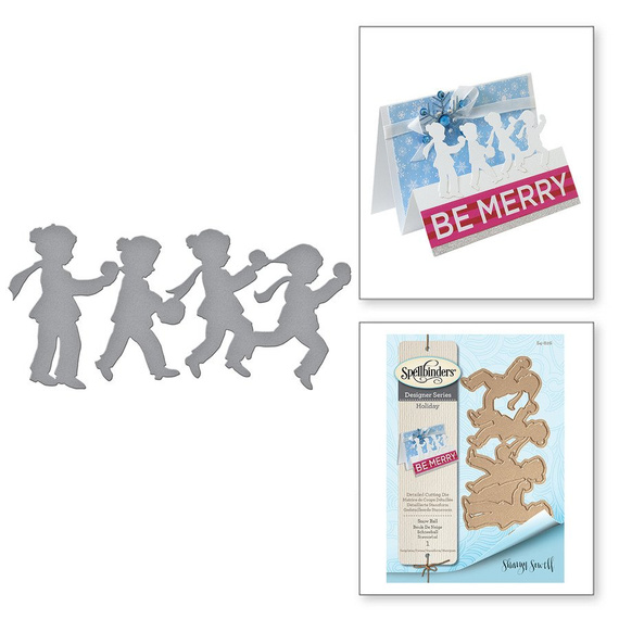 Wykrojnik - Spellbinders - Snow Ball - bitwa na śnieżki