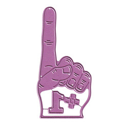 Wykrojnik - Cheery Lynn - Number One B554 dłoń ręka palec wskazujący # 1