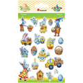 Naklejki wielkanocne mix 21szt