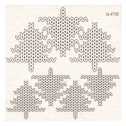 Tekturka choinki - Nordic sweater - Scrapiniec