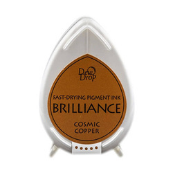 Szybkoschnący tusz pigmentowy Brilliance Drop - Cosmic Copper - Tsukineko
