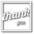 Wykrojnik - Memory Box - Stitched Thank You Square