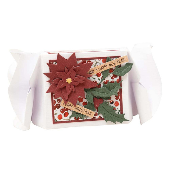 Szablon do odrysowania i wycinania - Candy giftbox pudełko cukierek