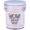 Puder do embossingu - Wow! - Pearlescents - White Pearl
