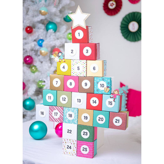 Wykrojnik Sizzix Thinlits - Santa & Elves by Josh Griffiths Mikołaj i elfy