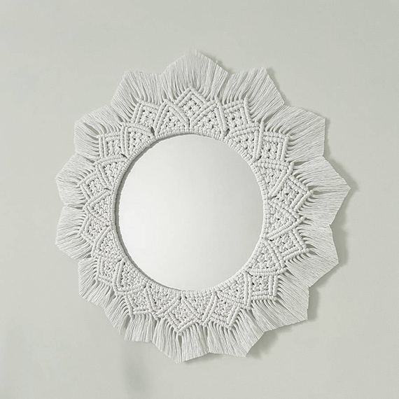 Sznurek bawełniany optyczna biel do makramy 3mm - 100mb