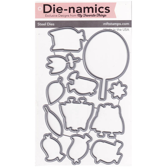Wykrojnik - Die-namics - Tweet Wishes ptaki sowy