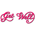 Wykrojnik - Crafty Ann - napis Get Well CARA-14