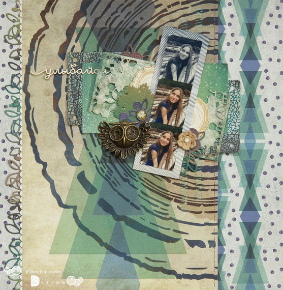 Wykrojnik - Fluffy Duffy - Bilberry - borówka, listki